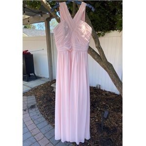 Bill Levkoff Light Pink Bridesmaids Dress